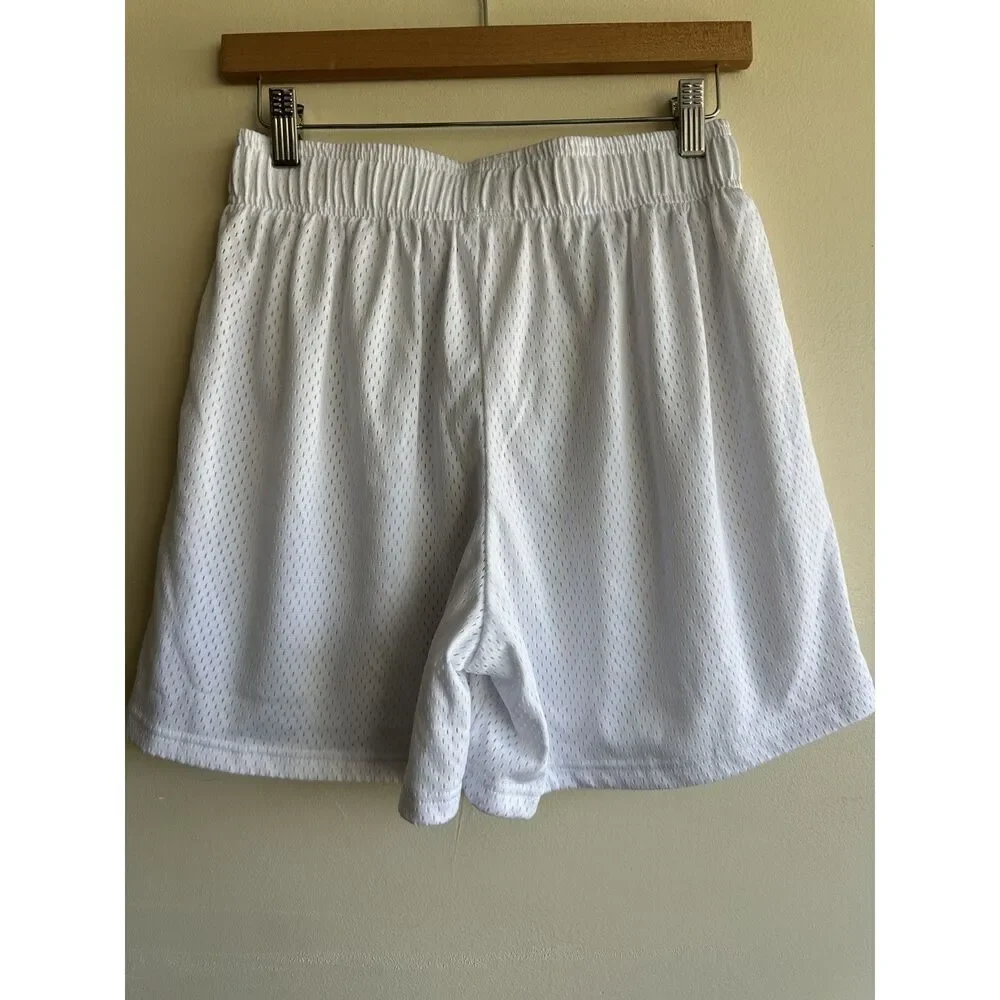 Inaka Power Mesh Shorts Medium White Palm Tree Miami Vice Limited Release IP Gym